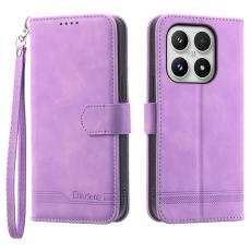 DIERFENG - DIERFENG DF-03 för Xiaomi 17 Fodral Äkta läder - Lila