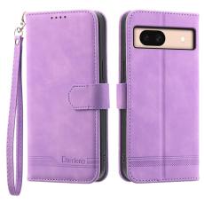 DIERFENG - DIERFENG DF-03 Fodral för Google Pixel 8a PU Läder - Lila