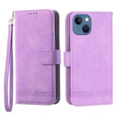 DIERFENG - DIERFENG DF-03 Fodral för iPhone 13 mini - PU läder - Lila