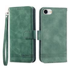DIERFENG - DIERFENG DF-03 Fodral för iPhone 7/8/SE (2020/2022) - Äkta läder - Grön