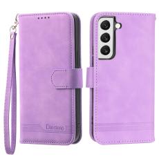 DIERFENG - DIERFENG DF-03 Fodral för Samsung Galaxy S22 5G - Äkta läder - Lila