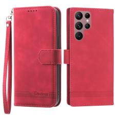 DIERFENG - DIERFENG DF-03 Fodral för Samsung Galaxy S22 Ultra 5G - Röd