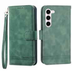 DIERFENG - DIERFENG DF-03 Fodral för Samsung Galaxy S23 - PU Läder - Grön