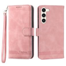 DIERFENG - DIERFENG DF-03 Fodral till Samsung Galaxy S23+ - Konstläder - Rosa