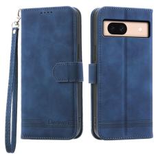 DIERFENG - DIERFENG DF-03 Google Pixel 8a Fodral PU Läder - Blå