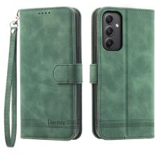 DIERFENG - DIERFENG DF-03 Samsung Galaxy A35 5G Fodral PU Läder - Grön