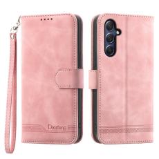 DIERFENG - DIERFENG DF-03 Samsung Galaxy M54 5G Fodral Äkta läder - Pink