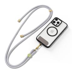 Dux Ducis - DUX DUCIS Garden Series Telefon Lanyard Justerbar Halsrem - Grå