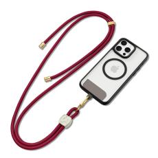 Dux Ducis - DUX DUCIS Garden Series Telefon Lanyard Justerbar Rem - Vinröd