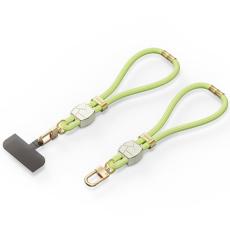 Dux Ducis - DUX DUCIS Garden Series Telefon Lanyard Justerbart Handledsband - Gr&ouml;n Gul