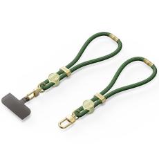 Dux Ducis - DUX DUCIS Garden Series Telefon Lanyard Justerbart Handledsrem - Army Green