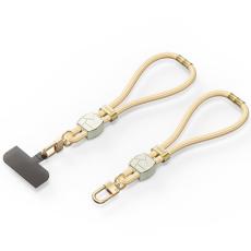 Dux Ducis - DUX DUCIS Garden Series Telefon Lanyard Justerbart Handledsrem - Glaze Gul