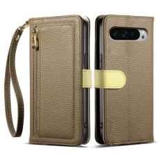 ESEBLE - ESEBLE E11 Google Pixel 9 Pro XL Fodral Äkta läder - Brun