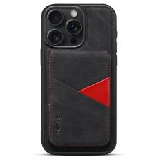 ESEBLE - ESEBLE E2 för iPhone 14 Pro Fodral Äkta läder - Svart