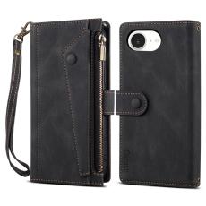 ESEBLE - ESEBLE Star Series iPhone 16e Fodral Äkta läder - Svart