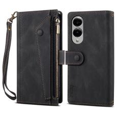 ESEBLE - ESEBLE Star Series Samsung Galaxy S25 Edge Fodral Äkta läder - Svart