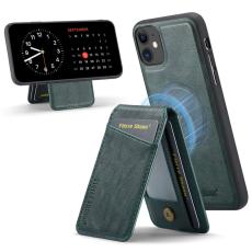 FIERRE SHANN - FIERRE SHANN 025 Fodral för iPhone 11 Äkta läder - Grön