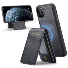 FIERRE SHANN - FIERRE SHANN 025 Fodral för iPhone 11 Pro Max Äkta läder - Svart