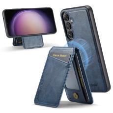 FIERRE SHANN - FIERRE SHANN 025 Fodral för Samsung Galaxy S23 FE - PU+TPU - Blå