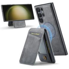 FIERRE SHANN - FIERRE SHANN 025 Fodral för Samsung Galaxy S23 Ultra - Grå