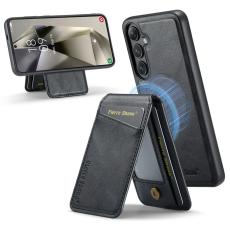 FIERRE SHANN - FIERRE SHANN 025 Fodral för Samsung Galaxy S24 FE Äkta läder - Svart