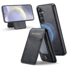 FIERRE SHANN - FIERRE SHANN 025 Fodral för Samsung Galaxy S24 PU+TPU - Svart