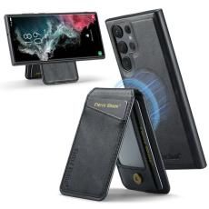 FIERRE SHANN - FIERRE SHANN 025 Fodral för Samsung Galaxy S25 Ultra - Äkta läder - Svart