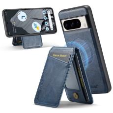 FIERRE SHANN - FIERRE SHANN 025 Google Pixel 8 Pro Fodral PU+TPU - Blå