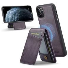 FIERRE SHANN - FIERRE SHANN 025 iPhone 11 Pro Max Fodral Äkta läder - Lila