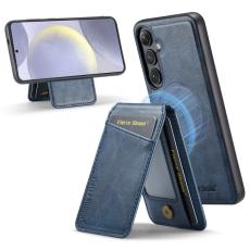 FIERRE SHANN - FIERRE SHANN 025 Samsung Galaxy S24+ Fodral PU+TPU - Blå