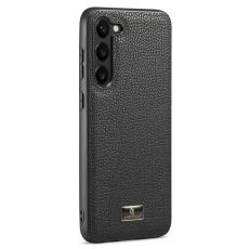 FIERRE SHANN - FIERRE SHANN för Samsung Galaxy S23 Fodral PU Läder - Vit