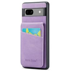 FIERRE SHANN - FIERRE SHANN Google Pixel 8a Fodral RFID Blocking PU+TPU - Lila