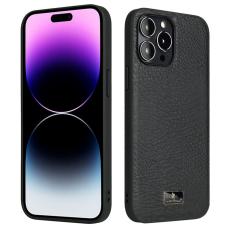 FIERRE SHANN - FIERRE SHANN iPhone 14 Pro Max Fodral PU Läder - Elefantmönster