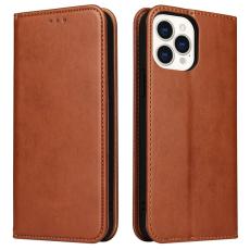 FIERRE SHANN - FIERRE SHANN iPhone 15 Pro Max Fodral - Konstläder - Brun