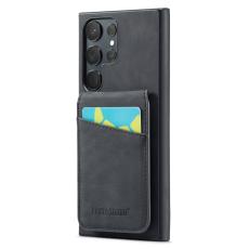 FIERRE SHANN - FIERRE SHANN Kickstand Fodral Samsung Galaxy S22 Ultra 5G - Svart