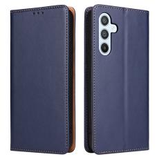 FIERRE SHANN - FIERRE SHANN Samsung Galaxy A54 5G Fodral PU Läder - Blå