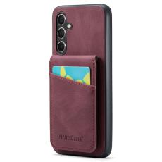 FIERRE SHANN - FIERRE SHANN Samsung Galaxy A54 5G Fodral PU Läder - Röd