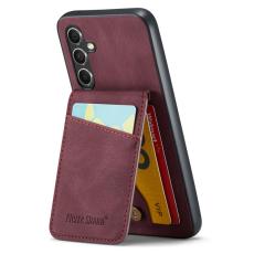 FIERRE SHANN - FIERRE SHANN Samsung Galaxy S23 FE Fodral PU Läder - Röd