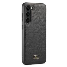 FIERRE SHANN - FIERRE SHANN Samsung Galaxy S23+ Fodral Äkta läder - Elefantmönster