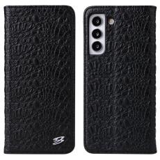 FIERRE SHANN - FIERRE SHANN Samsung Galaxy S23 Fodral Äkta läder - Svart