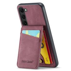 FIERRE SHANN - FIERRE SHANN Samsung Galaxy S24+ Fodral RFID Blocking - Röd