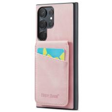 FIERRE SHANN - FIERRE SHANN Samsung Galaxy S24 Ultra Fodral Äkta läder - Pink