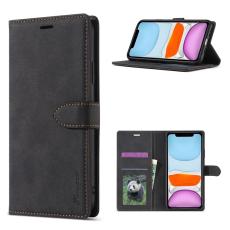 FORWENW - FORWENW F1 Series Fodral för iPhone 12/12 Pro Äkta läder - Svart