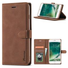 FORWENW - FORWENW F1 Series Fodral för iPhone 7/8/SE - Äkta läder - Brun