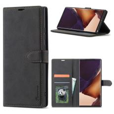 FORWENW - FORWENW F1 Series Fodral för Samsung Galaxy Note20 - Äkta läder - Svart