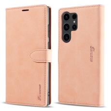 FORWENW - FORWENW F1 Series Samsung Galaxy S24 Ultra Fodral - Äkta läder - Roséguld