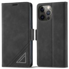 FORWENW - FORWENW F3-Series iPhone 13 Pro Max Fodral PU Läder - Svart
