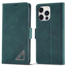 FORWENW - FORWENW F3 Series iPhone 15 Pro Fodral Äkta läder - Grön