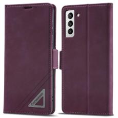 FORWENW - FORWENW F3-Series Samsung Galaxy S22+ Fodral PU Läder - Vinröd