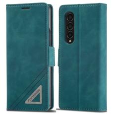 FORWENW - FORWENW F3-Series Samsung Galaxy Z Fold3 5G Fodral - PU Läder - Cyan